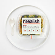 Golden Carrot Lentil Pasta